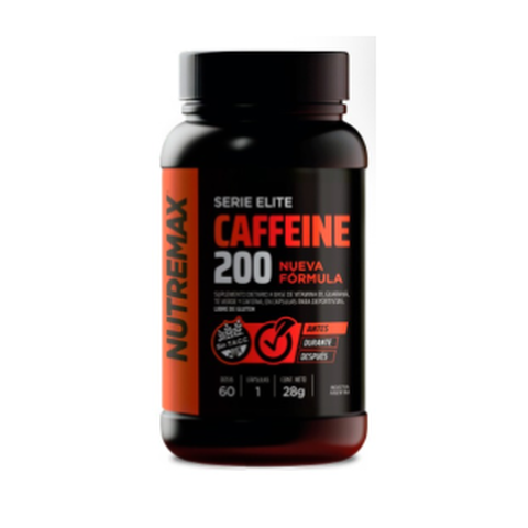 Cafeína x 60 cápsulas- Nutre max PRE ENTRENO