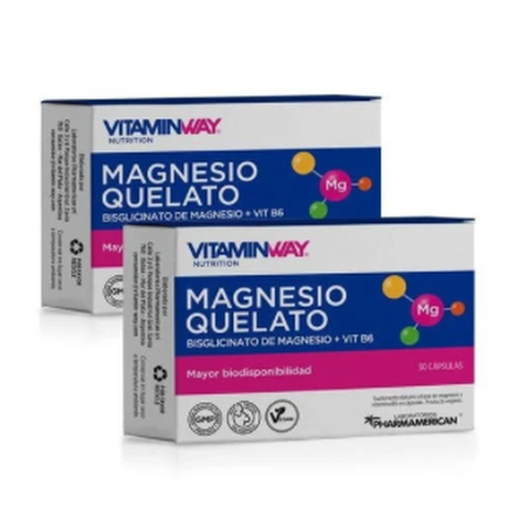 Magnesio Quelato-Vitamin Way- 30 capsulas