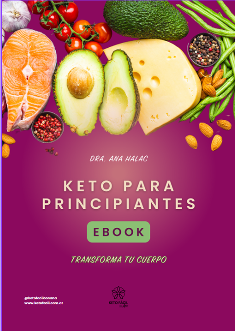 COMBO EBOOKS KETO PARA PRINCIPIANTES + RECETARIO 131 RECETAS KETO Y LOW CARB