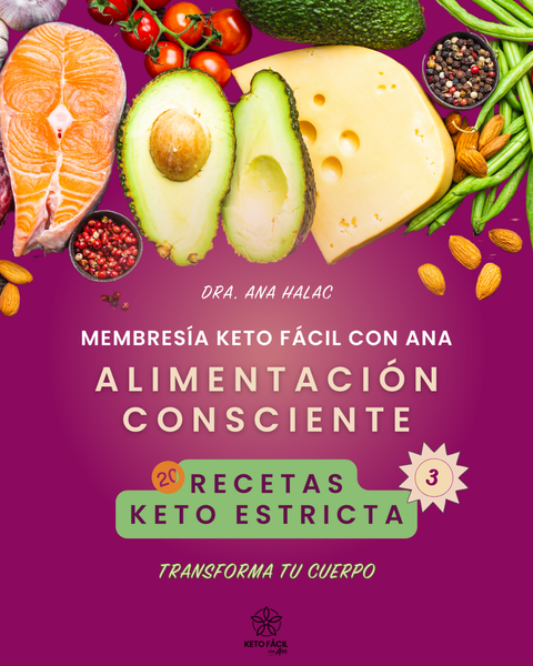 RECETARIO 20 RECETAS KETO ESTRICTA (Vol.3)