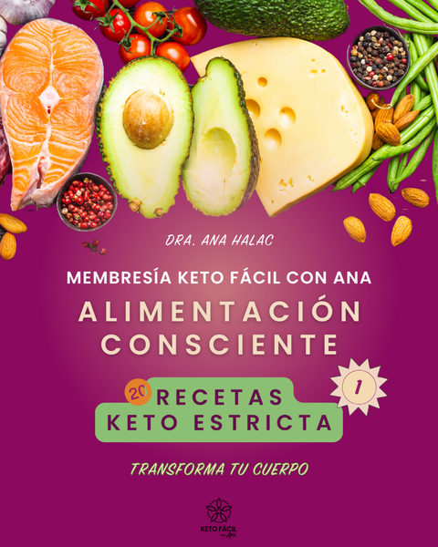 RECETARIO 20 RECETAS KETO ESTRICTA vol 1