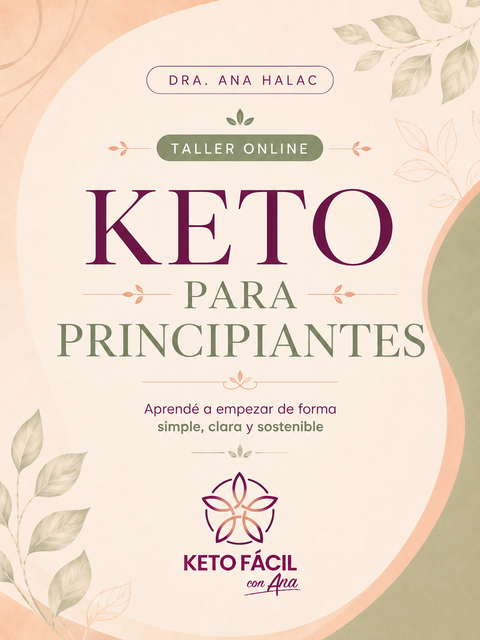 TALLER ONLINE KETO PARA PRINCIPIANTES 