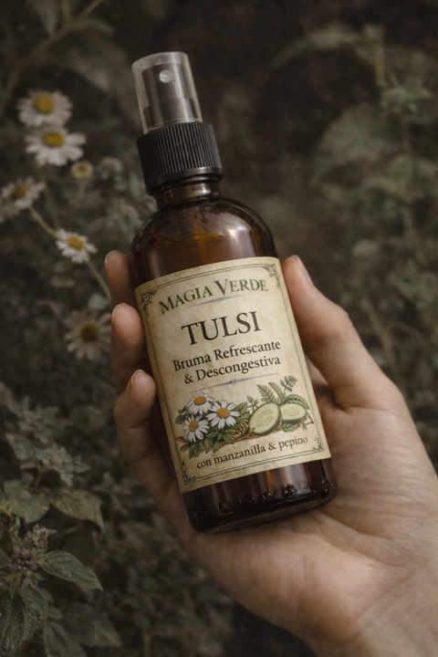 Loción Descongestiva con Tulsi