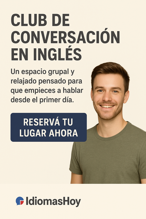 Club de conversación en Inglés para principiantes