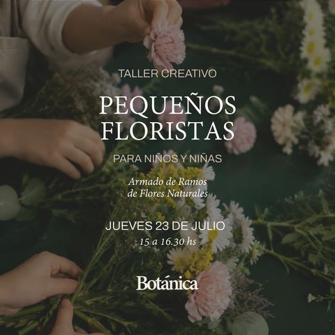 Taller para Pequeños Floristas 