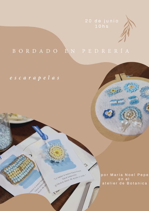 Workshop - Bordado en pedrería (escarapelas)