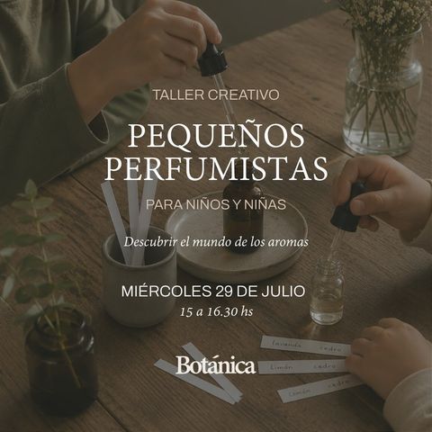 Taller Pequeños Perfumistas