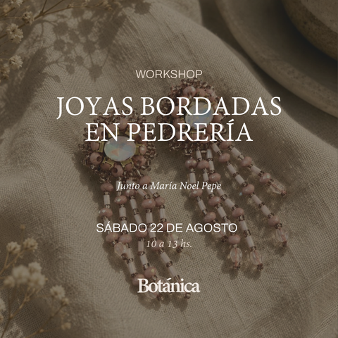 Taller de Bordado en Pedreria - JOYAS 