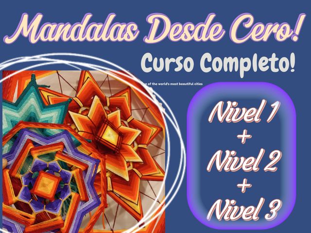 Mandalas Desde Cero - Nivel 1,2 y 3