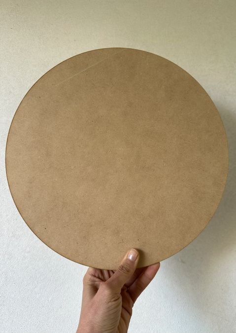 Círculo 30cm de MDF. Fibrofácil de 3mm.
