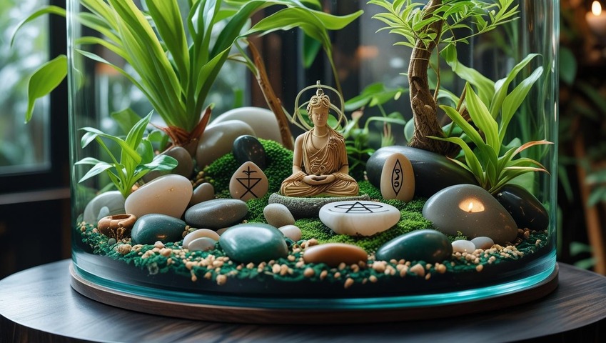  Diseño de Jardín del Alma -Terrario Ritual