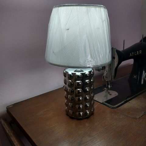 Lampara de mesa base cerámica 220v