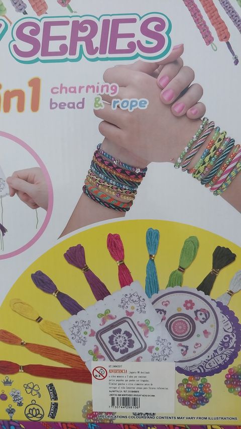 Juegos para armar collares,pulseras y adornos para cabello