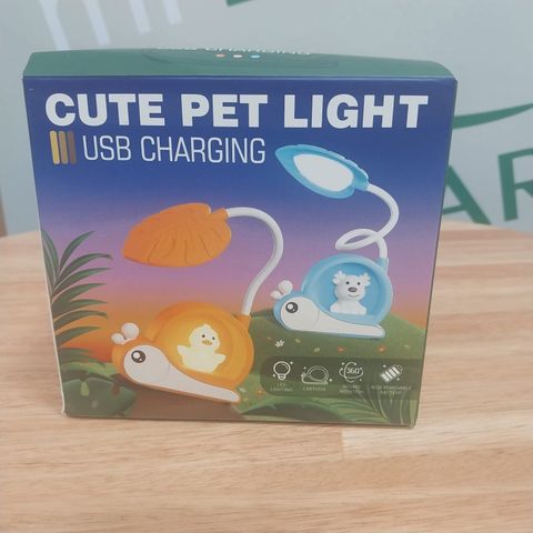 Lampara veladora y portátil celeste