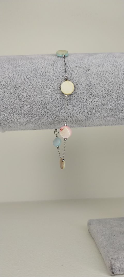 Pulsera nacar de colores