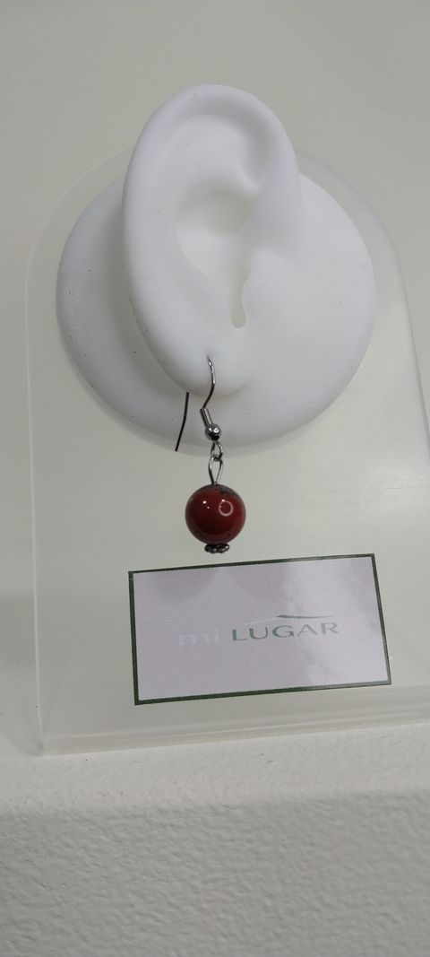 Caravana 10mm Jaspe rojo