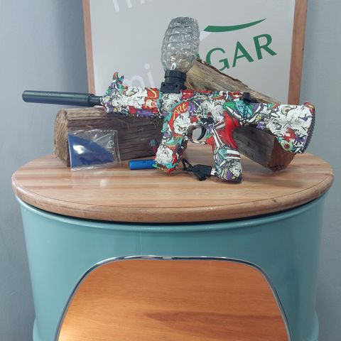 metralleta bio gel con silenciador