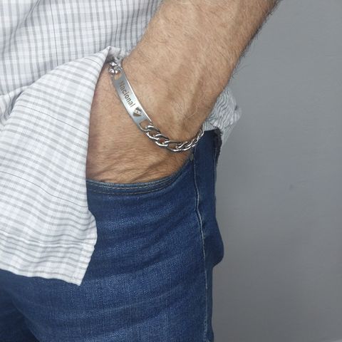 Pulsera grabada Nacional