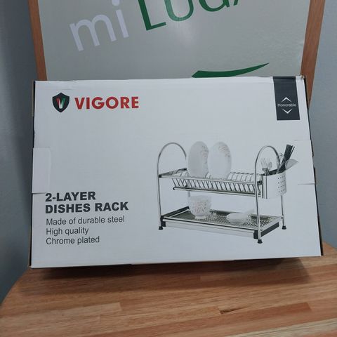 Secplatos 2 niveles de acero inoxidable, con cubiertero.