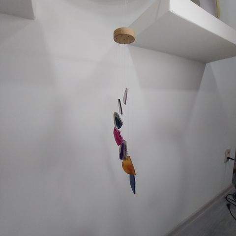 Móvil de retazos de Ágatas mixtas