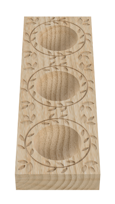 Molde Triple Plantas