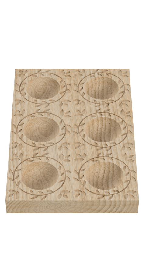 Molde Sextuple Plantas