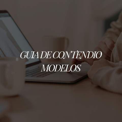 PLANIFICACION CONTENIDO MODELOS