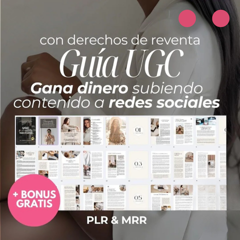 CONTENIDO UGC QUE FACTURA: TRABAJA CON MARCAS SIN SER INFLUENCER