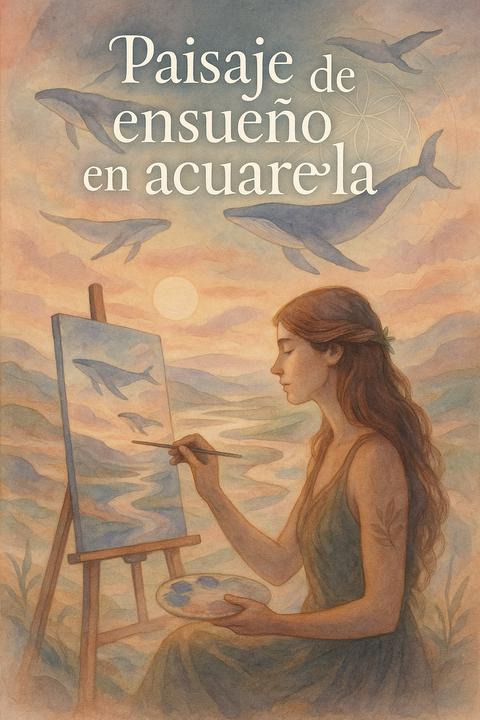 Paisaje de Ensueño en Acuarela