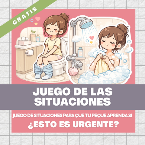 Juego de las situaciones ¿Espero o entro al baño?