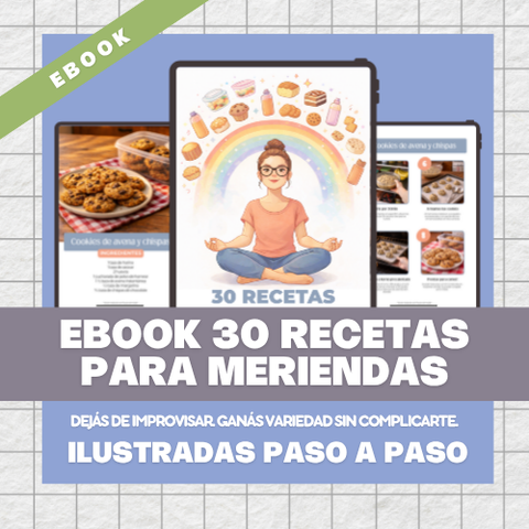 Ebook 30 Recetas de Meriendas + Coloreando Pascuas