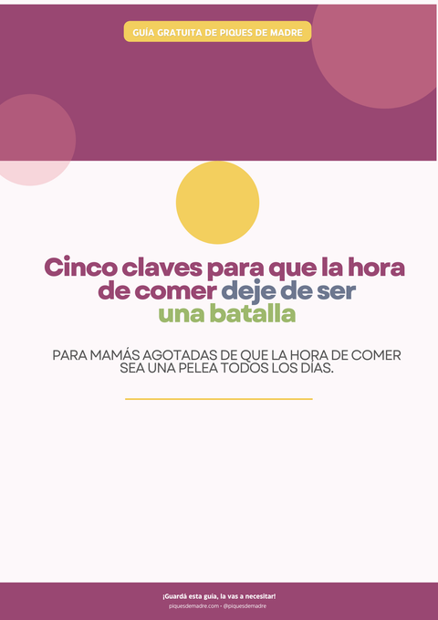 Cinco claves para que la hora de comer deje de ser una batalla