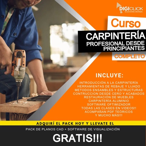 Curso de Carpinteria en Madera y Aluminio