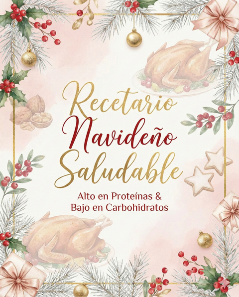 RECETARIO NAVIDEÑO ALTO EN PROTEINA Y LOW CARB 