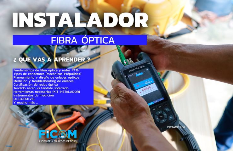 INSTALADOR FIBRA ÓPTICA
