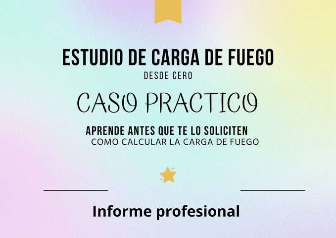 Estudio de carga de fuego