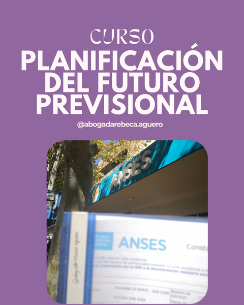PLANIFICACIÓN DEL FUTURO PREVISIONAL
