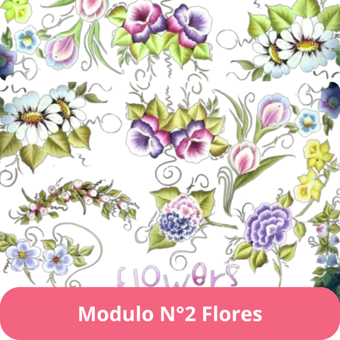 Certificacion de Pinceladas Modulo 2/3 - Flores