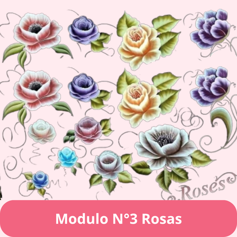 Certificacion de Pinceladas Modulo 3/3 - Rosas