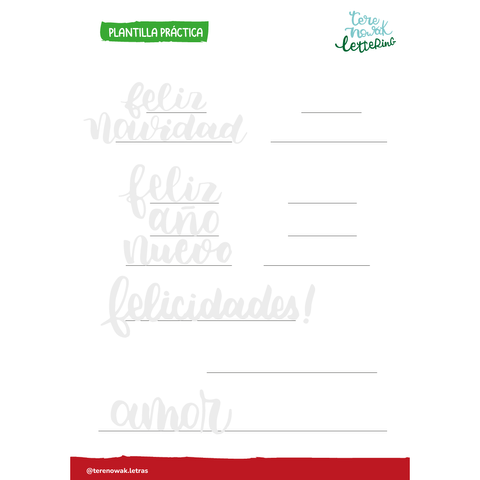 Guía de Lettering Navideño