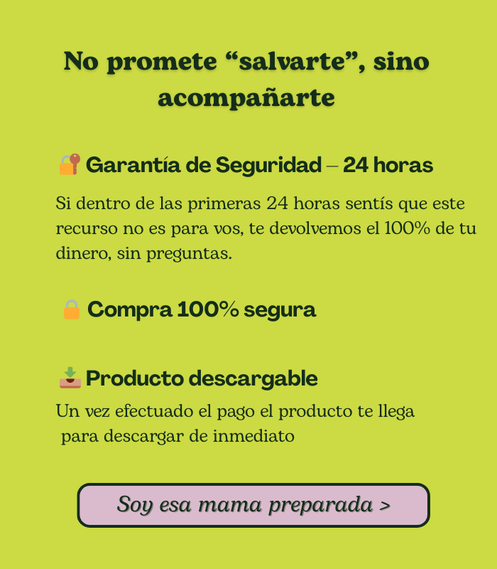 viaje seguro/ mama preparada