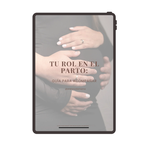 Tu rol en el parto: guía para acompañar