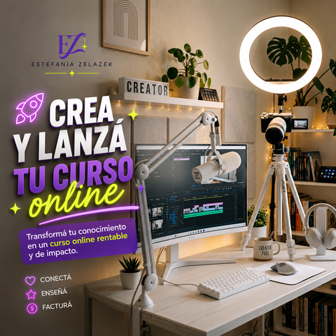 Crea, lanza y automatiza tu curso online