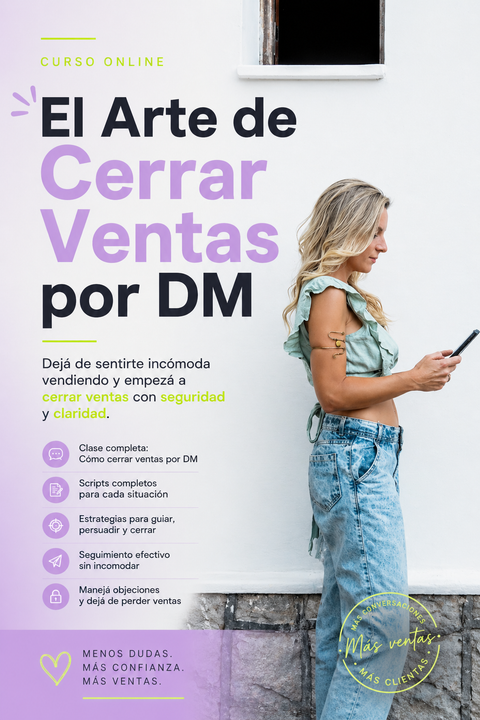 El Arte de Cerrar Ventas por DM