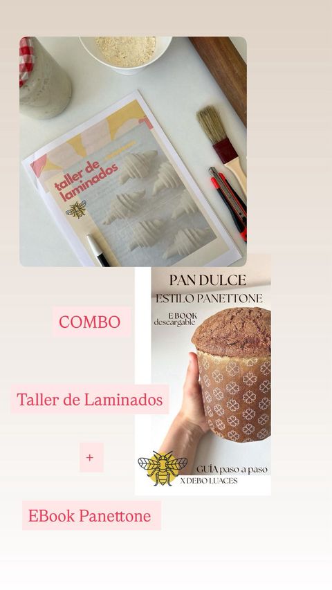 TALLER ONLINE LAMINADOS + EBOOK PANETTONE