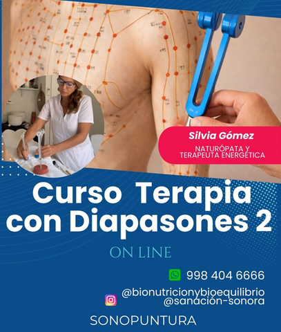 CURSO NIVEL 2 DE TERAPIA CON DIAPASONE ON LINE
