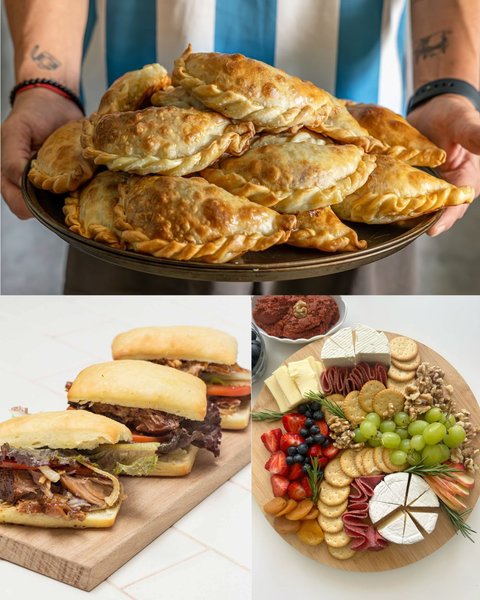CLASICOS ARGENTINOS (empanadas, sanguches y tablas de fiambres)