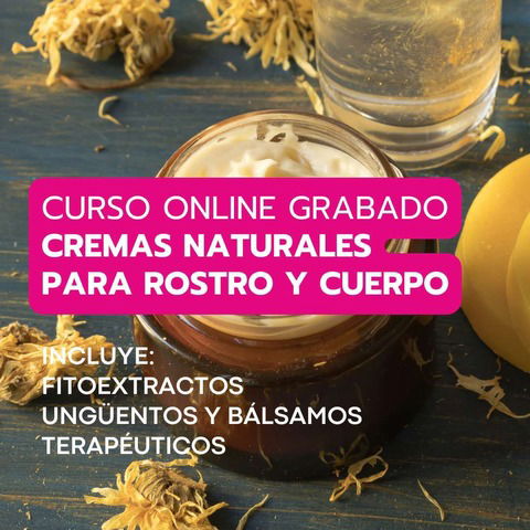 CREMAS NATURALES PARA ROSTRO Y CUERPO