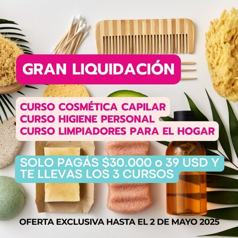 GRAN LIQUIDACION PARA SACAR LOS TÓXICOS DE DÍA