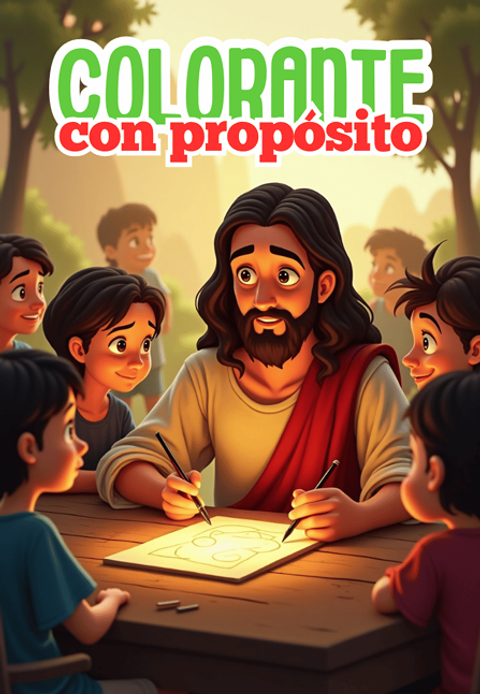 Libro en PDF  para colorear historias biblicas